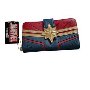 Captain Marvel Loungefly Wallet  New With Tags